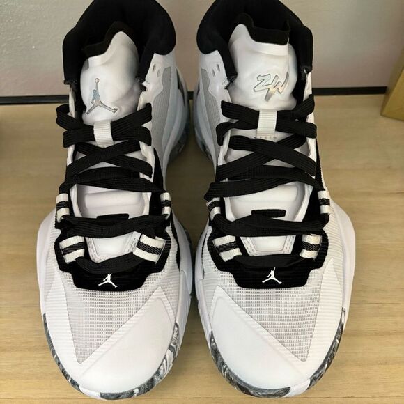 Nike Air Jordan Zion Williamson 1 Tb White Black Oreo Dc4208-100 size 4.5 new - Picture 6 of 14